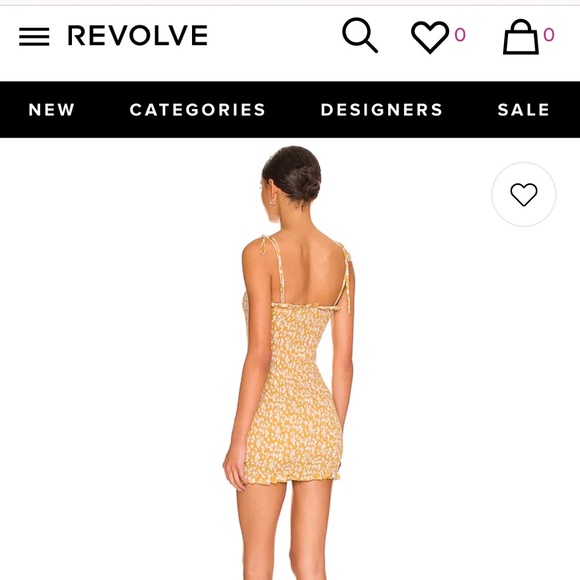 Revolve Itzel Smocked Mini Dress - Picture 2 of 6